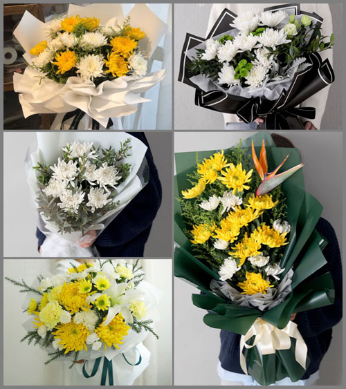 四川绵阳盐亭县玉龙镇白事花束代送